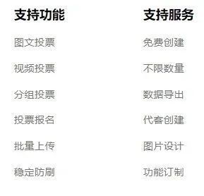 B体育·(sports)官方网站免费专业的投票小程序、投票制作网站平台推荐(图3)